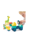 Baril BRIQUI 53 briques avec 1 véhicule et 2 animaux en mousse Ludi 3
