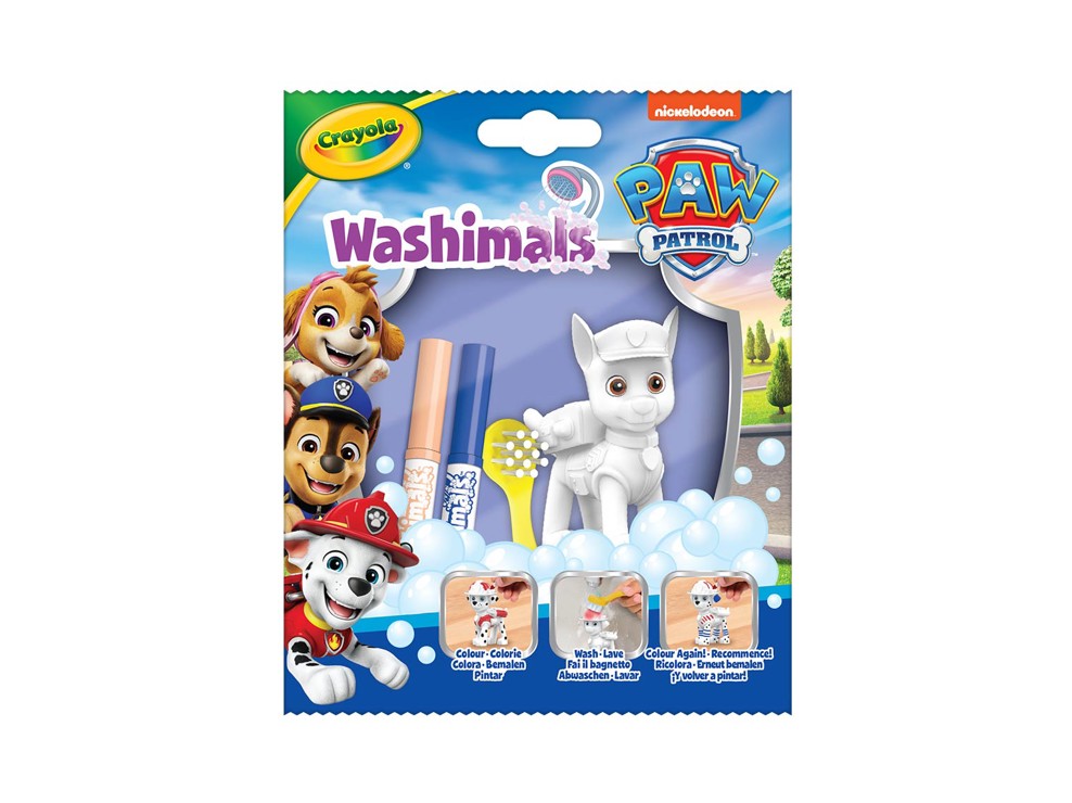 Mon chiot Pat Patrouille à colorier Washimals Crayola 1