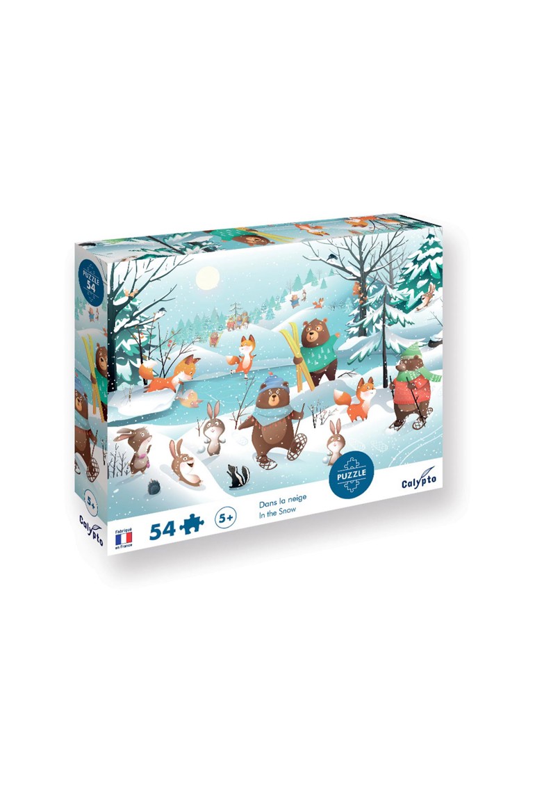 Puzzle 54 pièces Dans la Neige Sentosphère 1