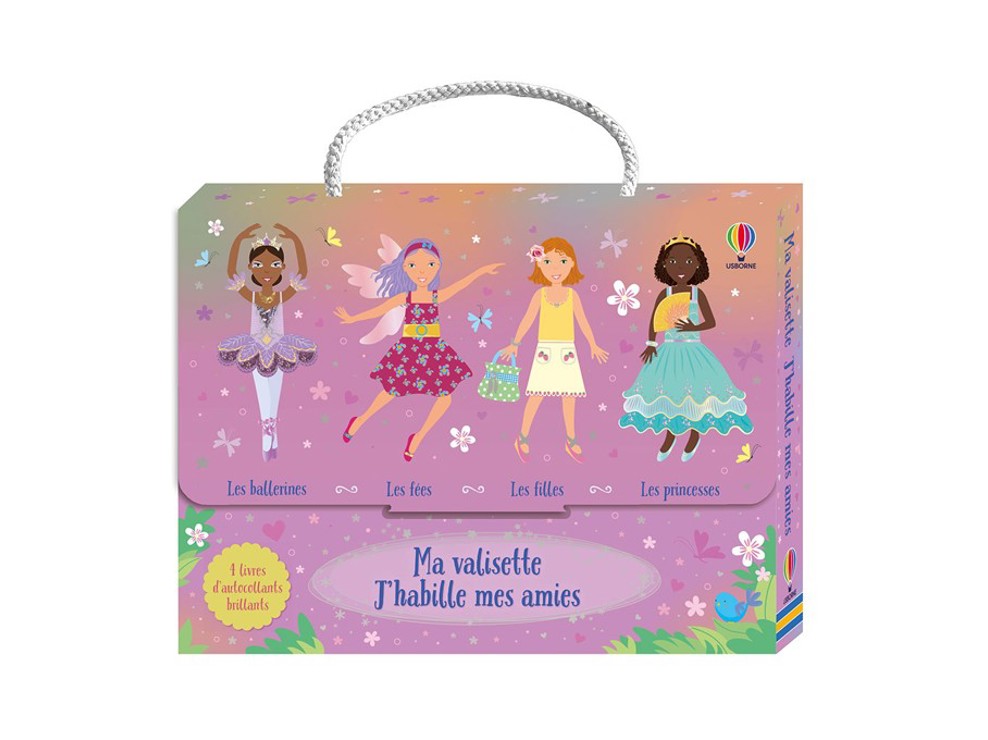 Livre Ma valisette, j'habille mes amies, princesses, fées filles et ballerines 1