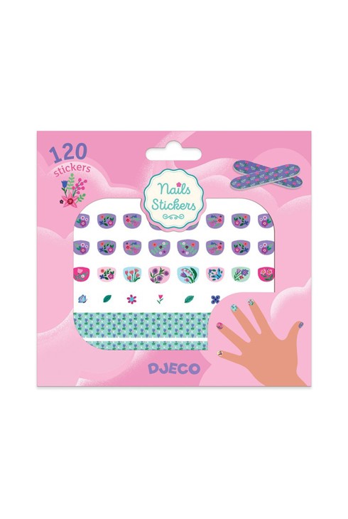 Stickers ongles Petites fleurs Djeco 1