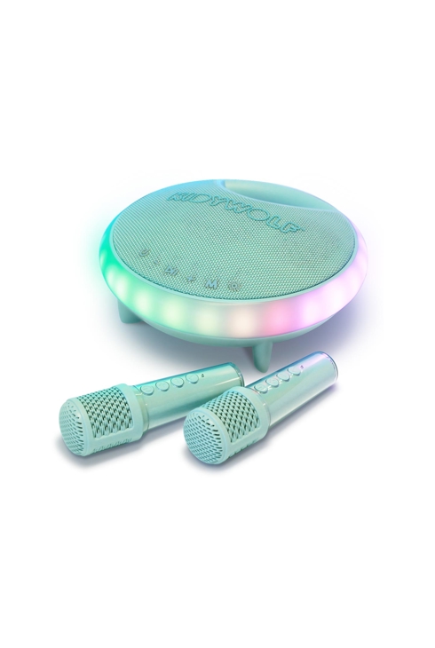 KidyKaraoké Enceinte Karaoké portable avec 2 micros Kidywolf