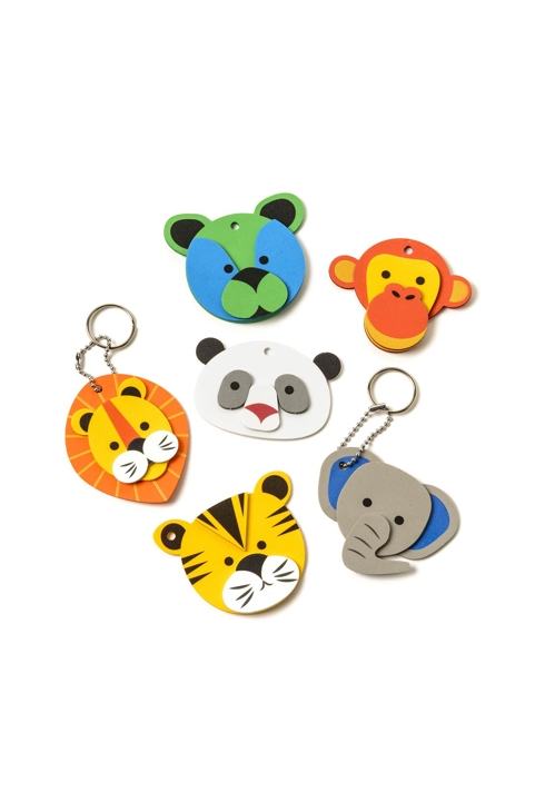 6 portes clefs animaux à créer Oxybul 1