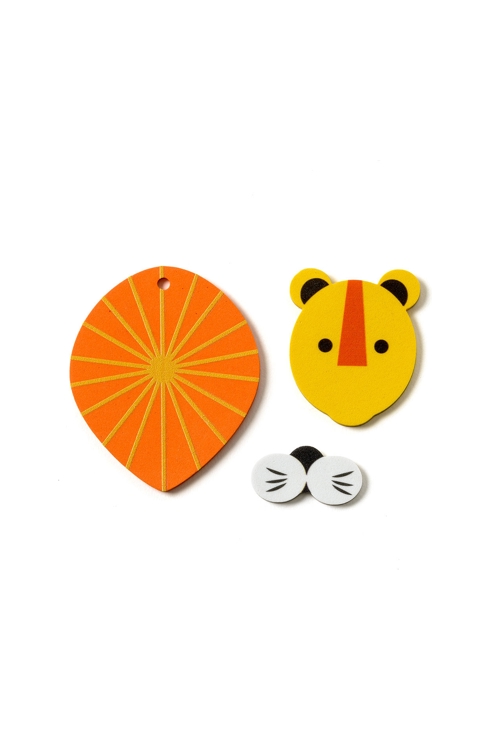 6 portes clefs animaux à créer Oxybul