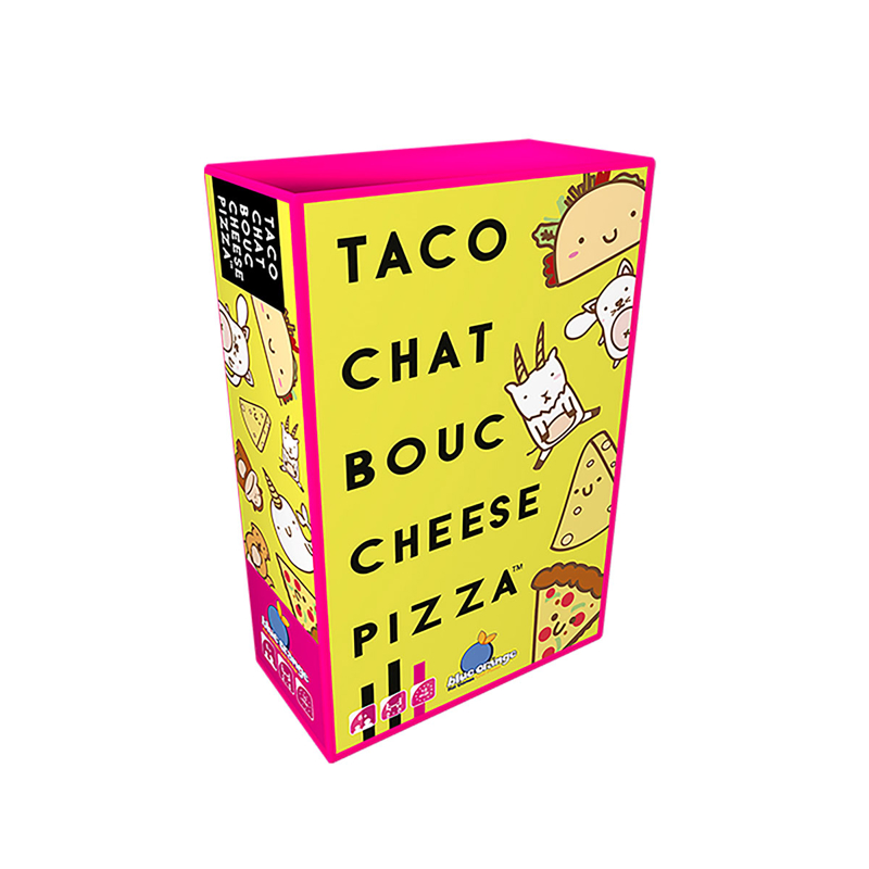 Blue Orange - Jeu de cartes Taco Chat Bouc Cheese Pizza Blue Orange