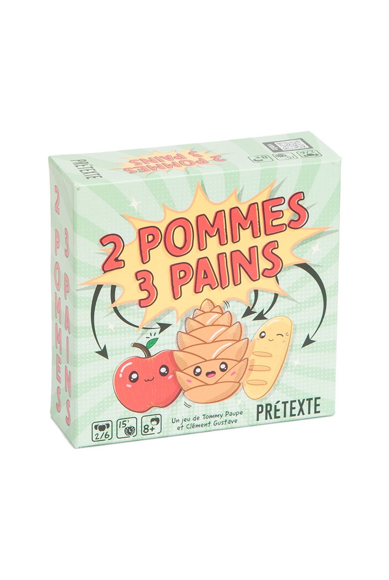 Jeu de cartes 2 Pommes 3 pains Blue Orange 1