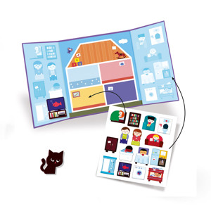 Stickers épais et repositionnables La Maison Djeco