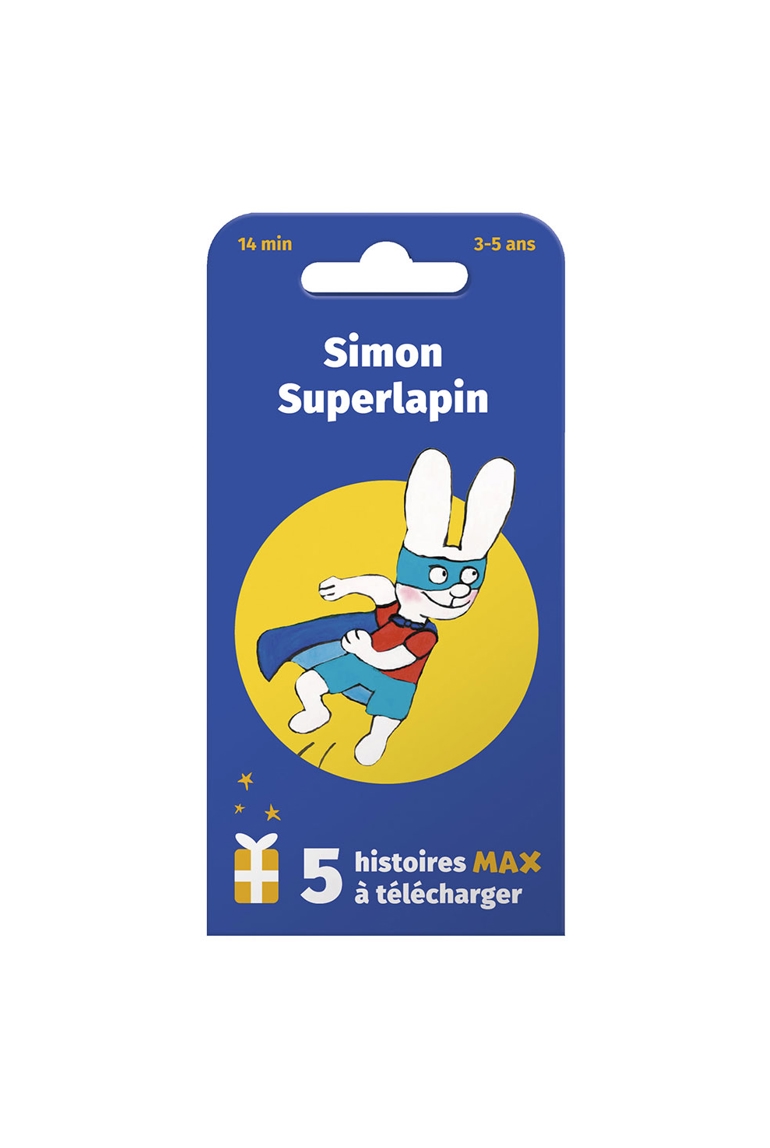 Max, carte Simon Superlapin, La boite à histoires de l'Ecole des Loisisrs 1