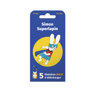 Max, carte Simon Superlapin, La boite à histoires de l'Ecole des Loisisrs 1