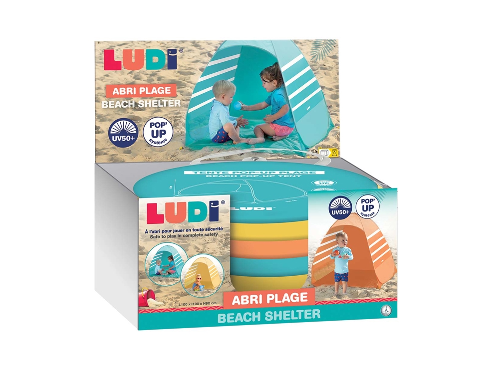 Tente anti UV Abri de plage Ludi 1