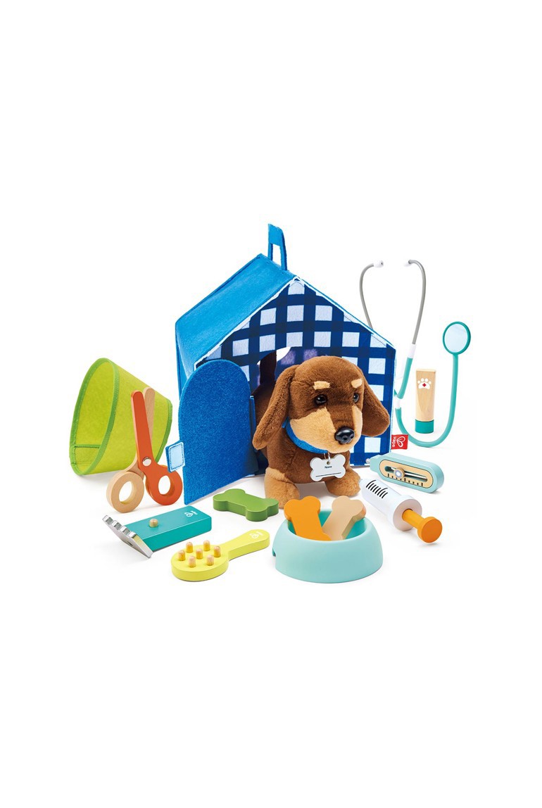 Kit Vétérinaire Peluche Interactive Jouet Vétérinaire Avec Peluche Chat Interactive Pour Enfants - Kit Soins Animaux Électronique
