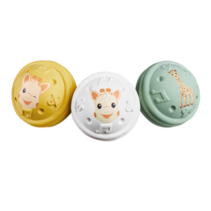 Coffret 3 balles musicales Sophie la girafe