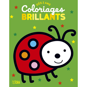 Livre Coloriages brillants Coccinelle 1