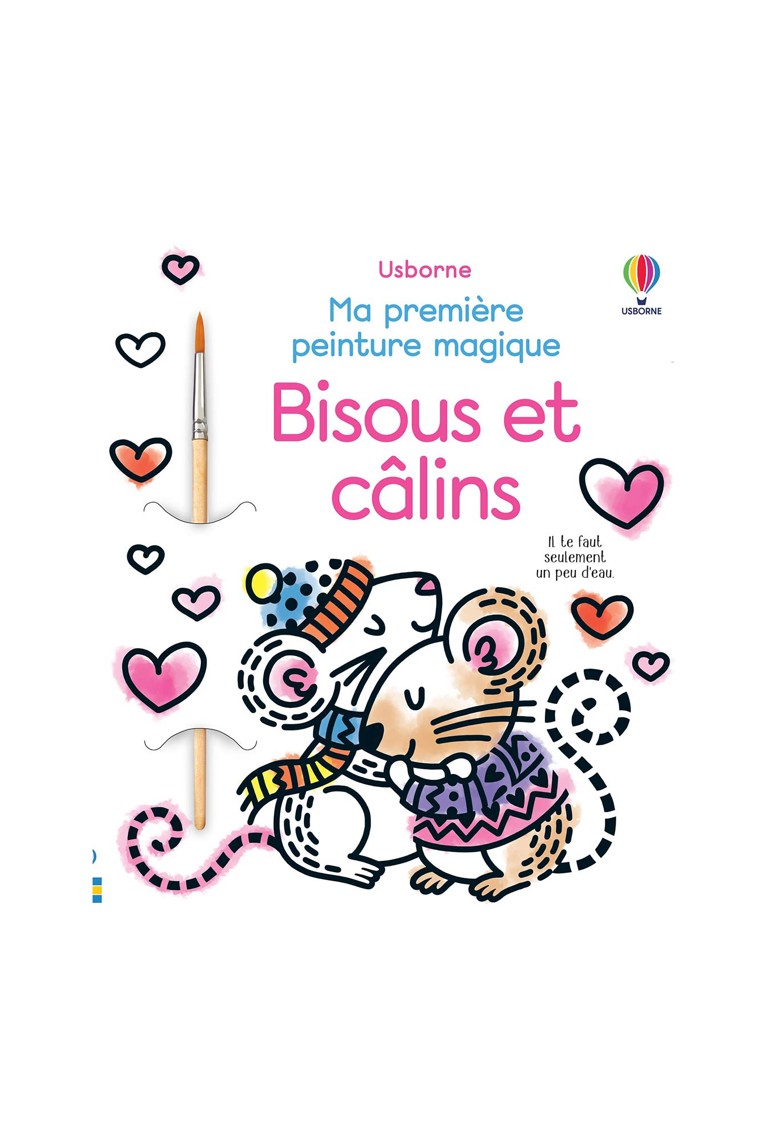 Livre Bisous et câlins, ma première peinture magique 1