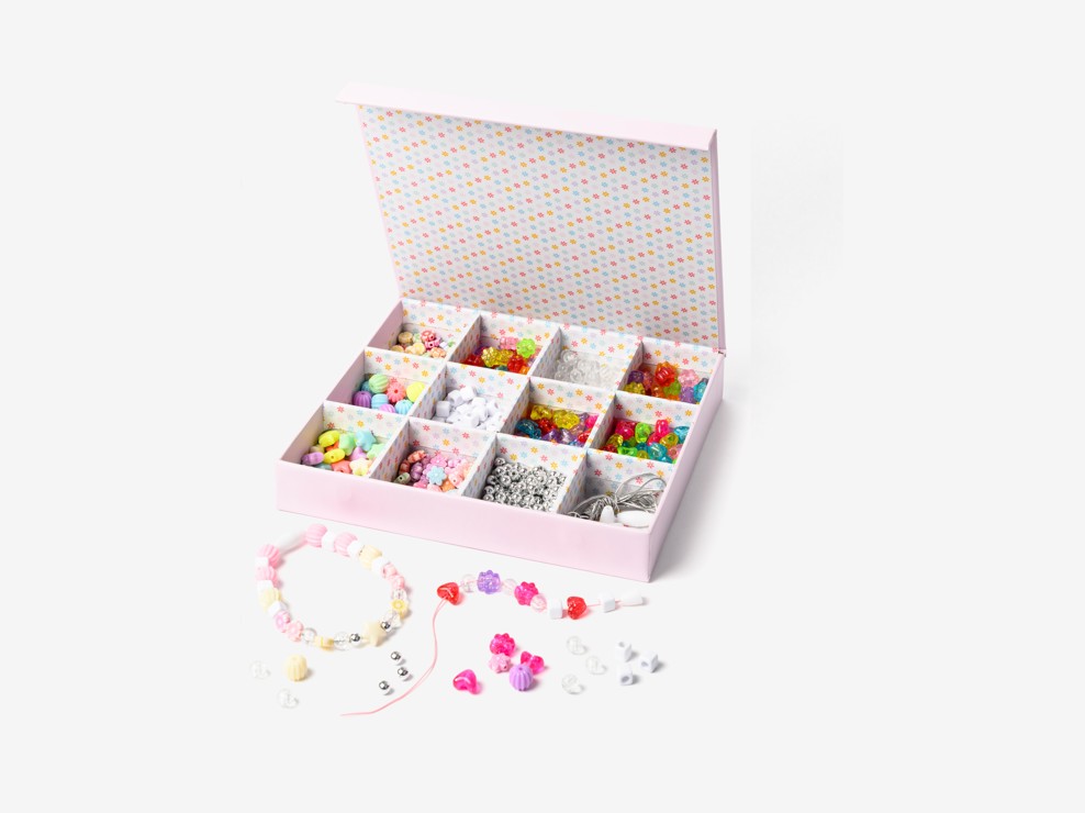 Mon coffret de perles fleuries Oxybul 1