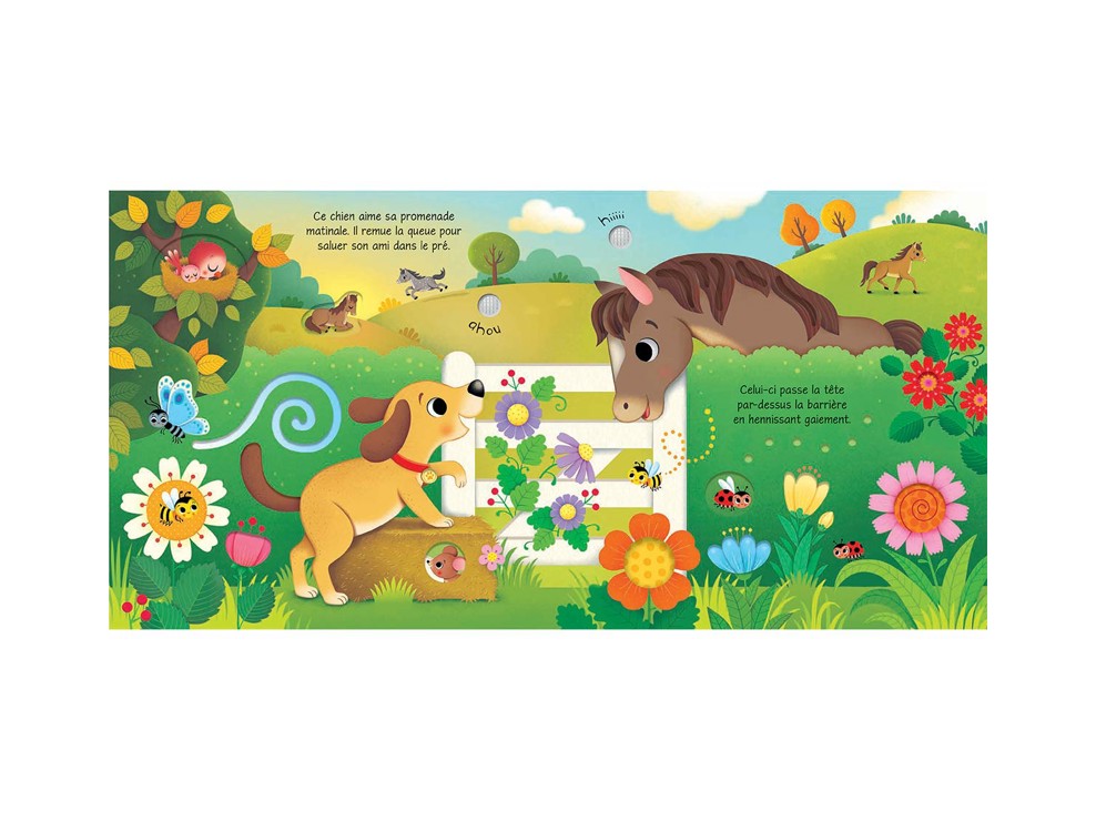 Livre Mes animaux préférés, livre sonore 2