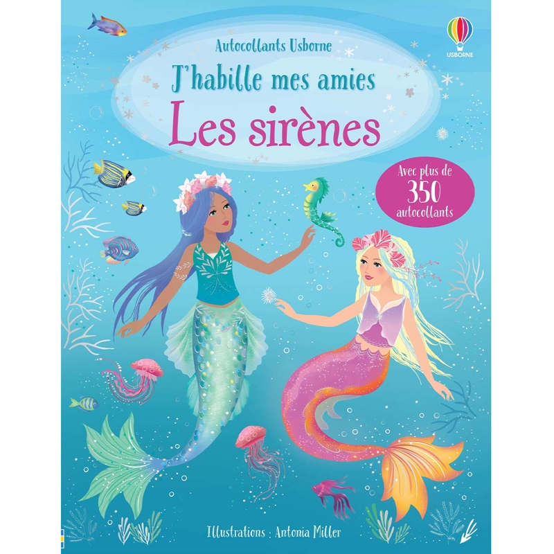 Usborne - Livre j'habille mes amies, les sirènes