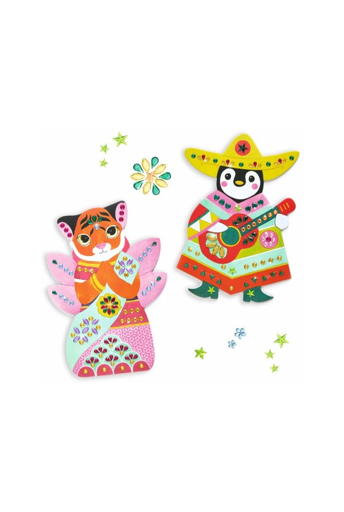 Pochette Créer avec des stickers Brillants Djeco