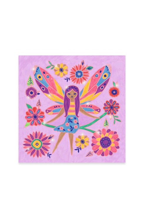 Pochettes 4 coloriages brillants Petites Ailes Djeco 2