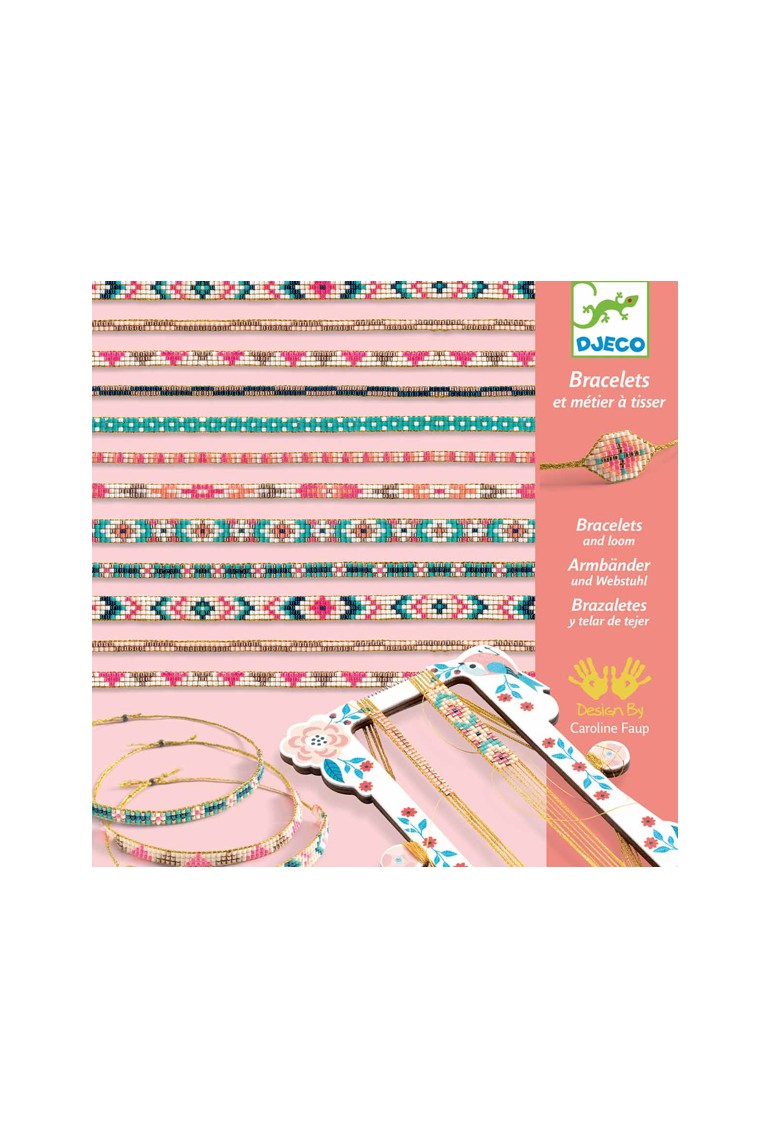 Un coffret de bracelets perles et métier à tisser Djeco 1