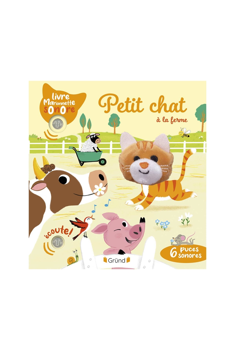 Livre sonore Petit chat à la ferme 1
