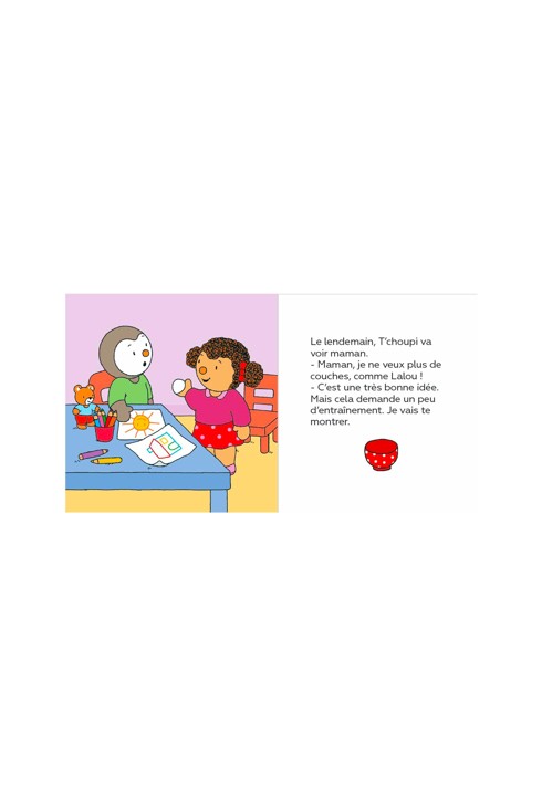 Livre T'Choupi ne met plus de couches