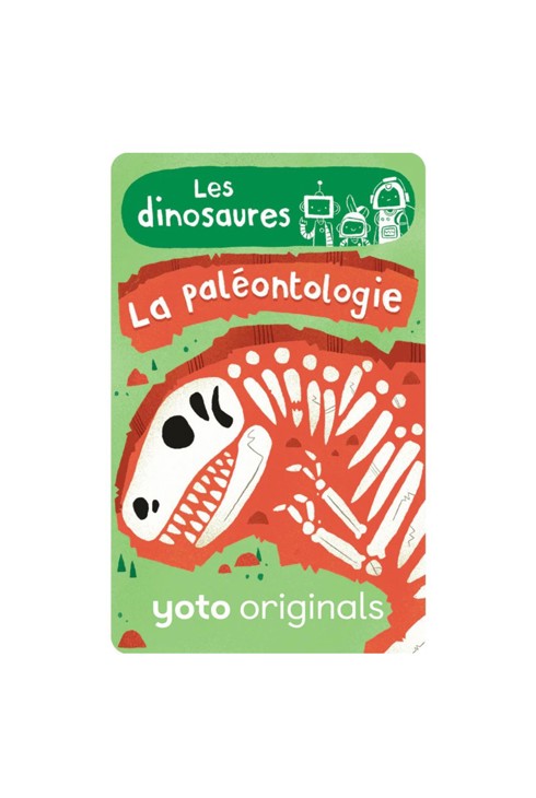 Carte histoire audio YOTO, Explorobots les dinosaures 2