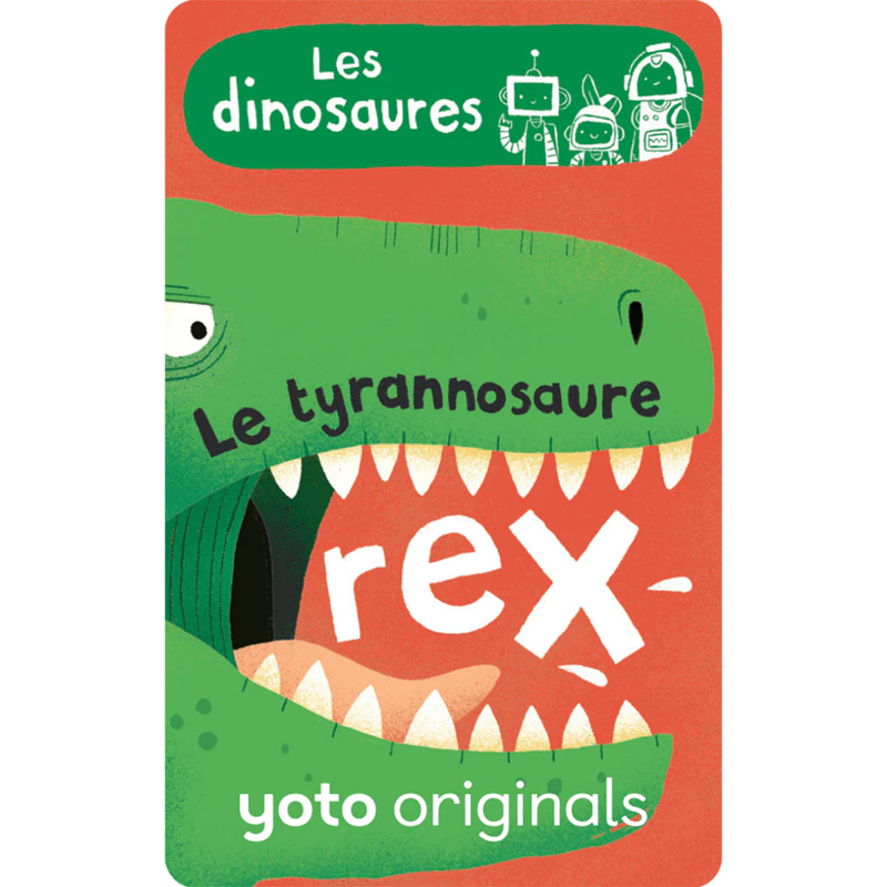 Yoto - Carte histoire audio YOTO, Explorobots les dinosaures