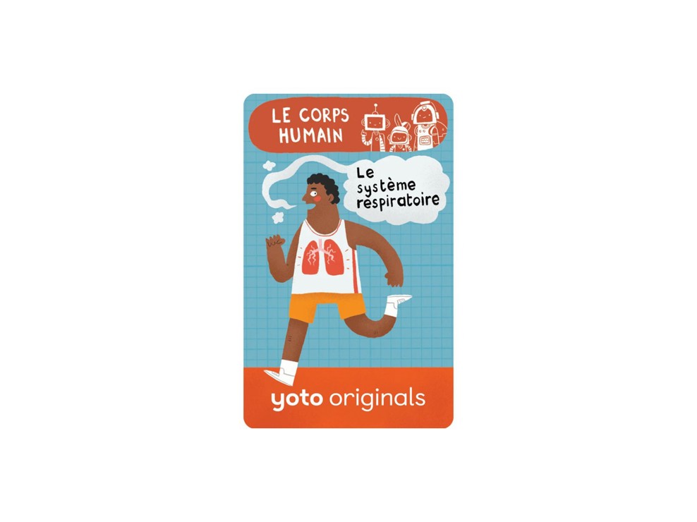 Carte histoire audio YOTO, Explorobots le corps humain 2