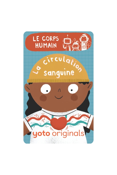 Carte histoire audio YOTO, Explorobots le corps humain