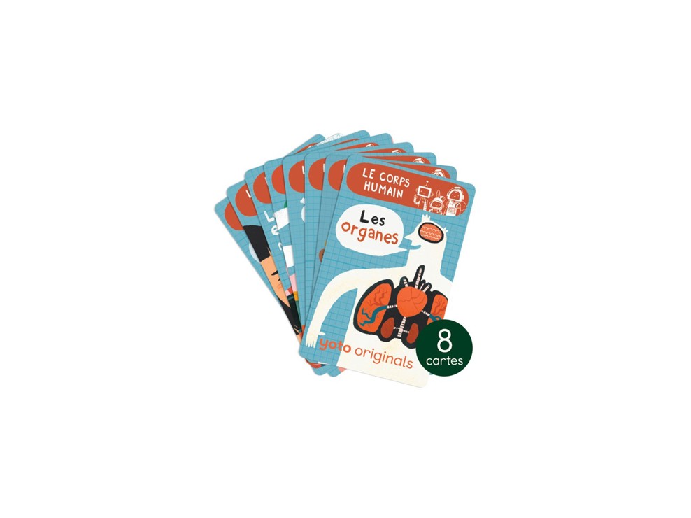 Carte histoire audio YOTO, Explorobots le corps humain 1