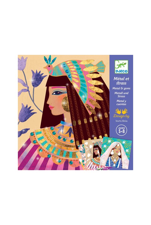 Pochette patch métalique Parures précieuses Djeco 1