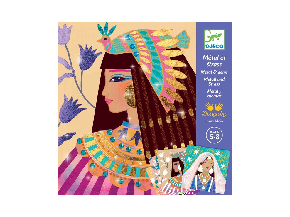 Pochette patch métalique Parures précieuses Djeco 1