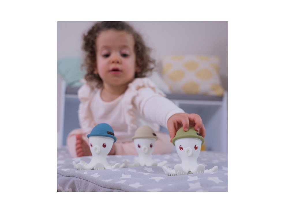 Anneau de dentition Bonnie la pieuvre sable Babytolove 2