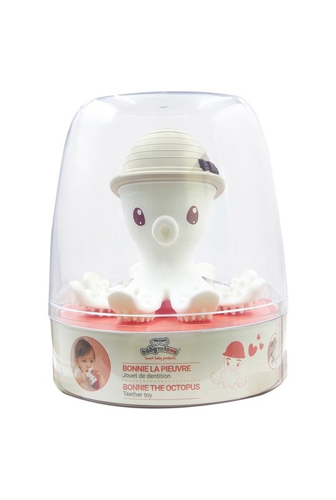 Anneau de dentition Bonnie la pieuvre sable Babytolove 1