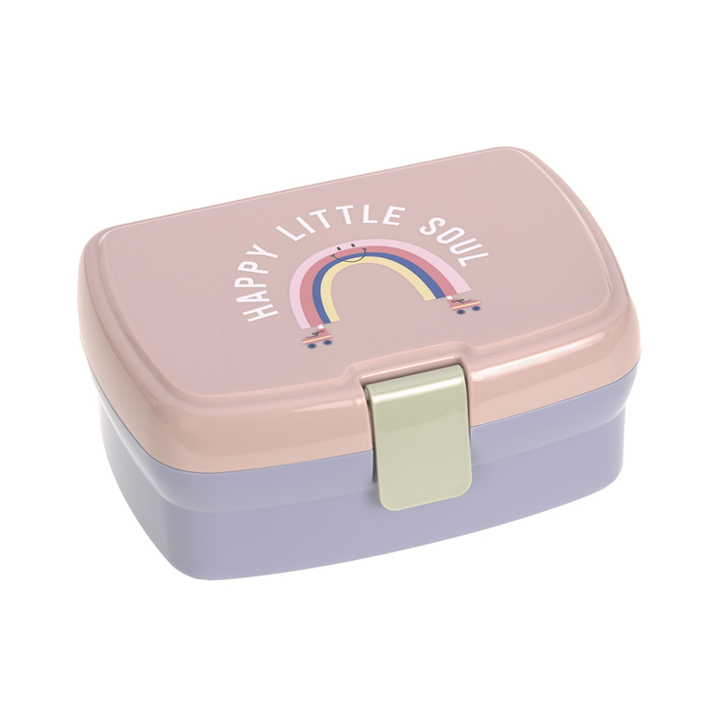 Lässig - Boîte à goûter Arc en ciel, rose Tiny Outdoor LÄSSIG