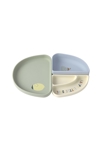 LÄSSIG Set de vaisselle en silicone 3 pcs Citron Happy Fruits, Bleu, kaki clair, écru 1