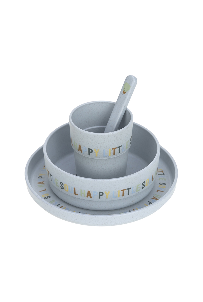 Coffret repas PP/Cellulose Happy Fruits Citron, bleu LÄSSIG 1