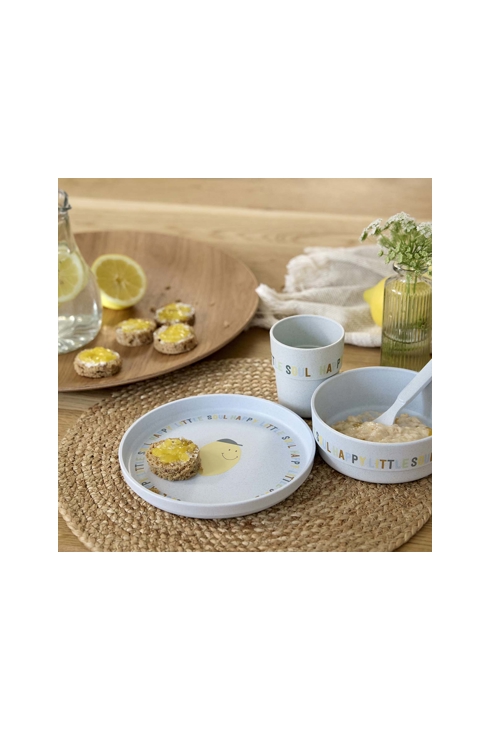 Coffret repas PP/Cellulose Happy Fruits Citron, bleu LÄSSIG