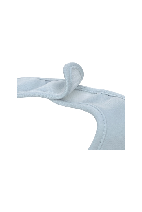 Lot de 5 bavoirs coton (bio) Happy Fruits Citron, Bleu Kaki clair LÄSSIG