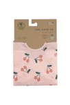 Lot de 2 bavoirs manches longues Happy Fruits, rose LÄSSIG 2
