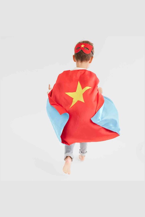 Déguisement cape de super héro réversible Oxybul 2