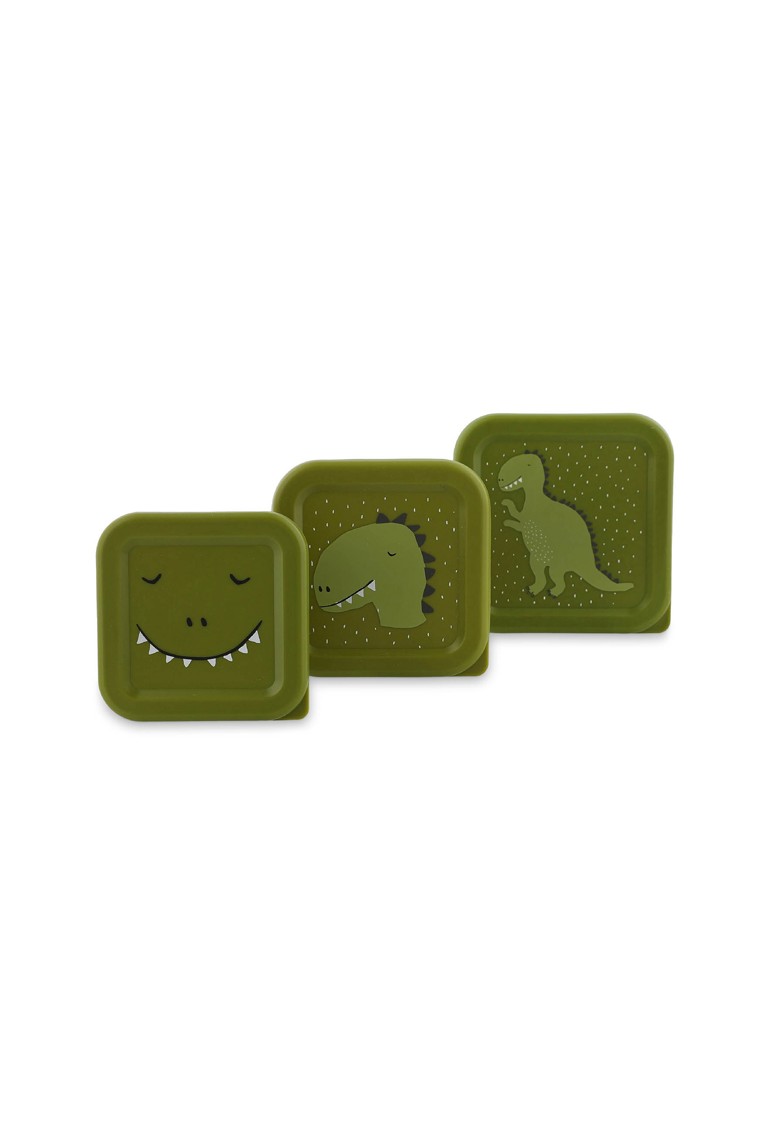 Boîte à goûter 3 pièces, Mr Dino 1