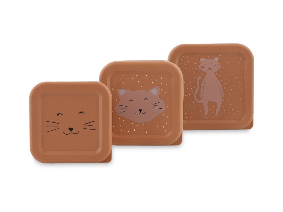 Boîte à goûter 3 pièces, Mrs Cat 1