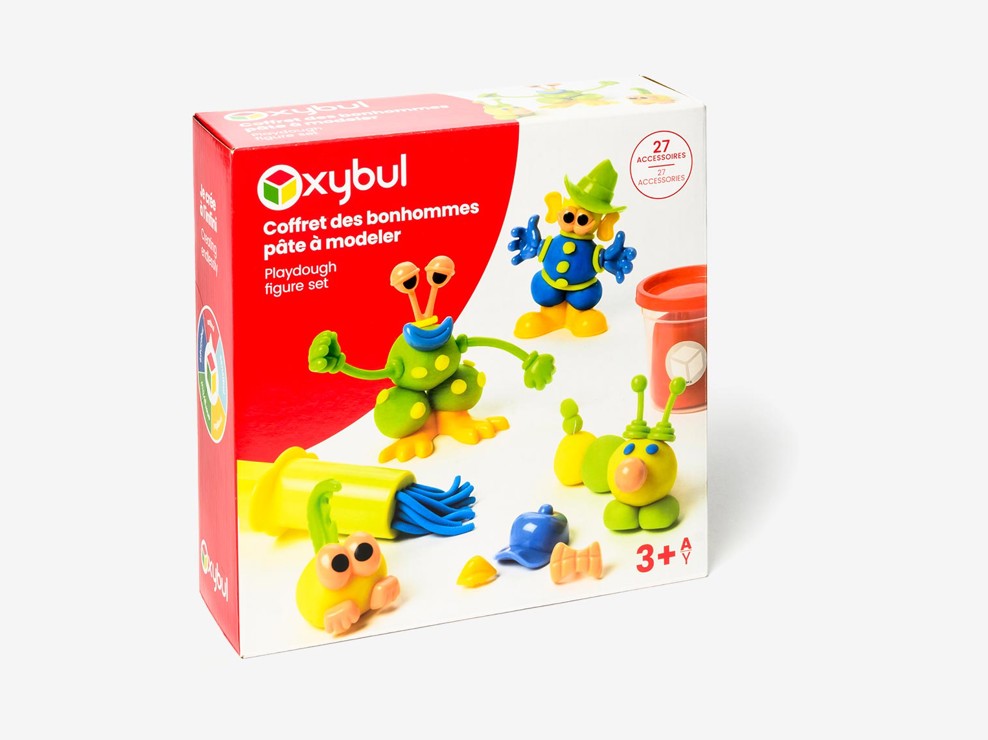 Coffret de pâte à modeler bonhommes Oxybul 1