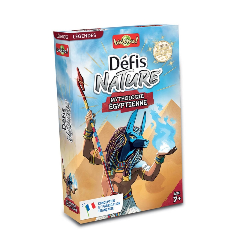 Bioviva - Jeu de cartes Défis nature - Mythologie égyptienne, Bioviva