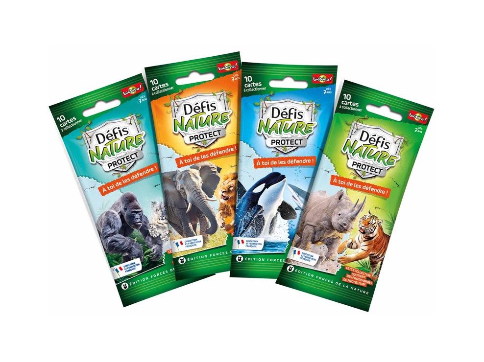 Booster 10 cartes Défis nature protect, Bioviva 1