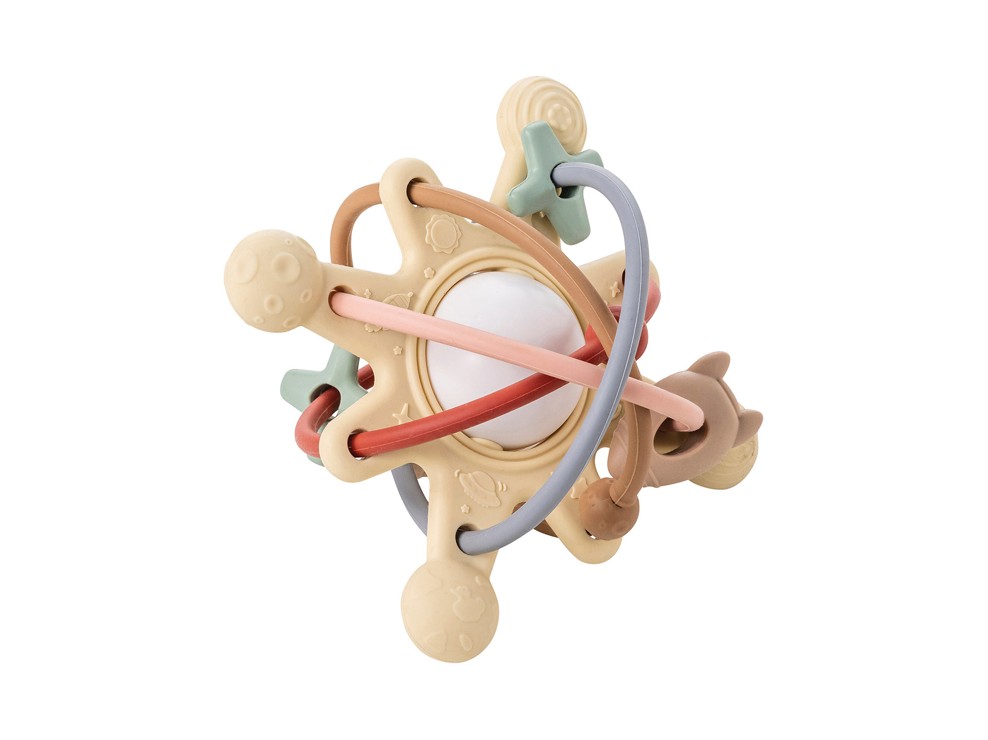 Hochet de dentition galaxy hochet beige Nattou 1