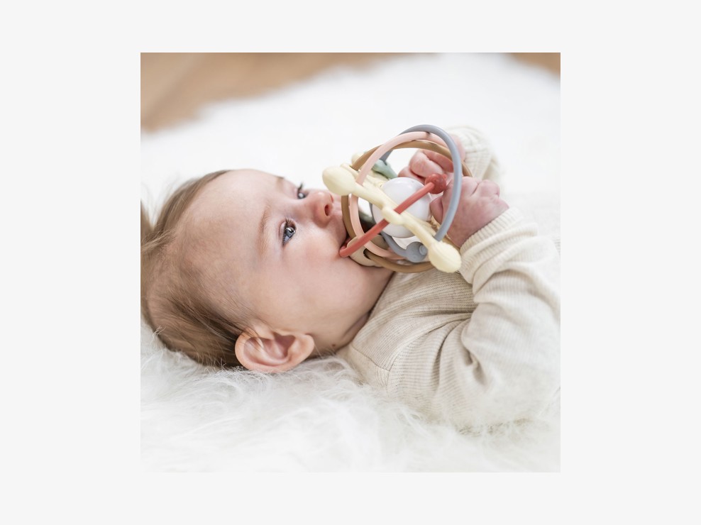 Hochet de dentition galaxy hochet beige Nattou 2