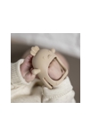 Hochet moufle de dentition en silicone beige argile Nattou 2